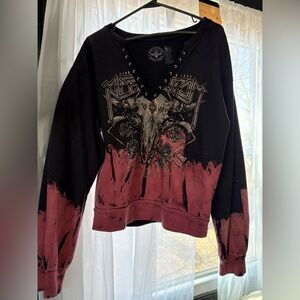 Women’s affliction sweatshirt